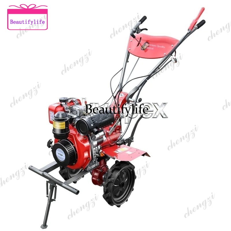 Farming Agriculture Equipment - เครื่องพรวนดินขนาดเล็กแบบโรตารี่ รุ่นใหม่ สำหรับใช้ในครัวเรือนและฟาร์ม เครื่องไถพรวนดินสำหรับงานเกษตรกรรม ขุดดินแข็ง และอุปกรณ์พลิกแปลงดิน