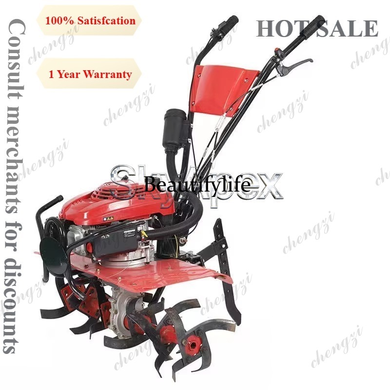 Soil Tilling Cultivator - เครื่องพรวนดินขนาดเล็ก M81 สี่จังหวะอเนกประสงค์ สำหรับกำจัดวัชพืช ขุดร่อง พรวนดิน
