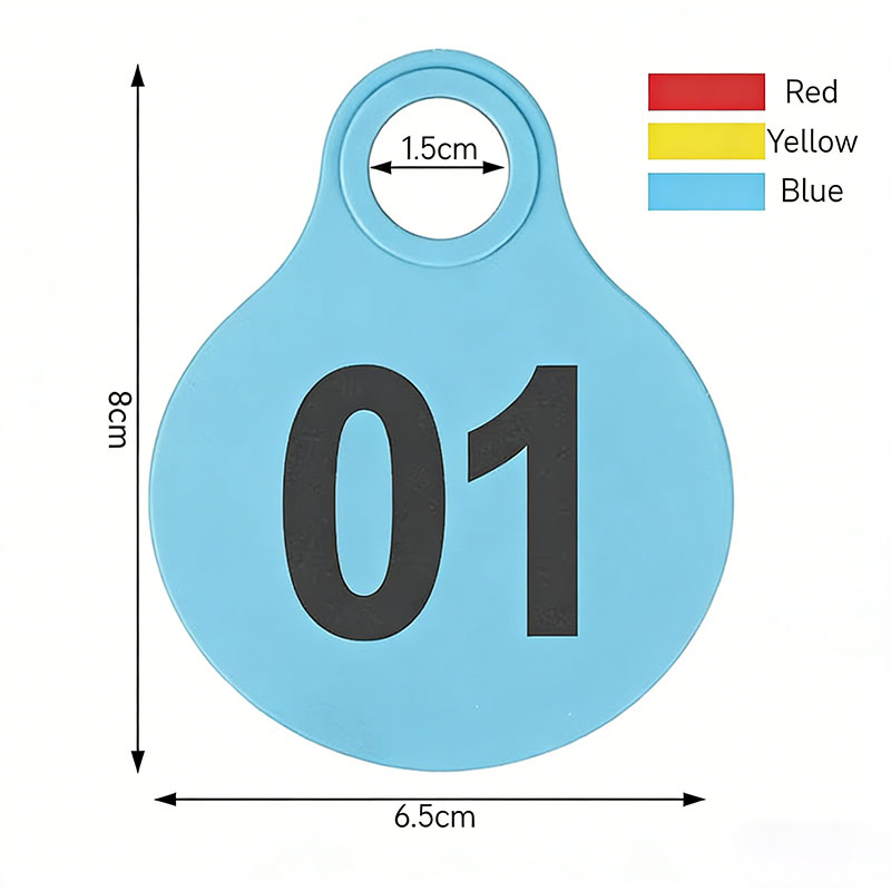 Livestock Ear Tag - ป้ายห้อยหูสัตว์ปศุสัตว์ TPU 50 ชิ้น พร้อม/ไม่มีข้อความ ป้ายห้อยหูวัว