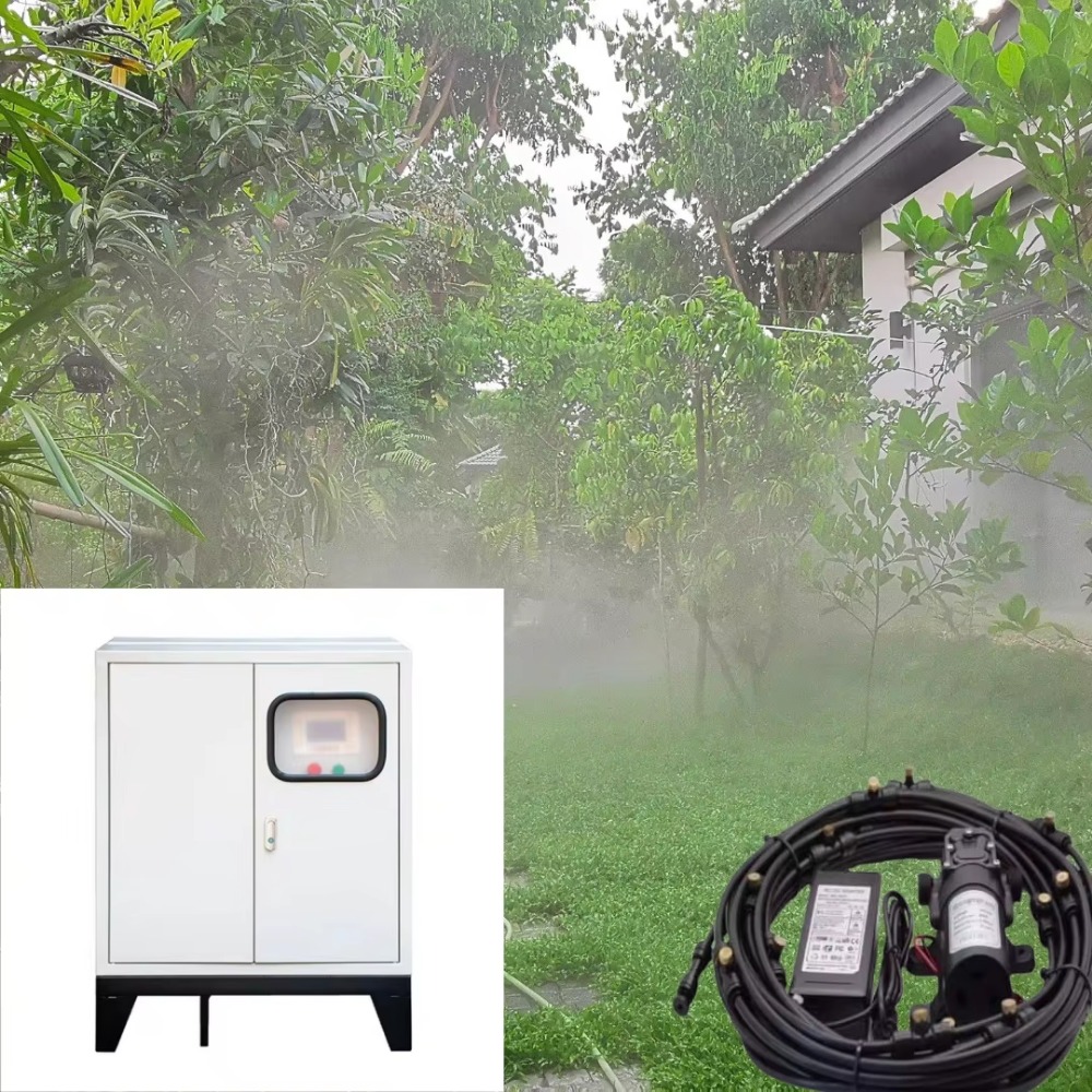 Farming Agriculture Equipment - อุปกรณ์สำหรับฟาร์มโค เครื่องพ่นหมอกเย็น เครื่องพ่นยาทางการเกษตร เครื่องพ่นหมอกเย็นแบบติดตั้งบนพื้น