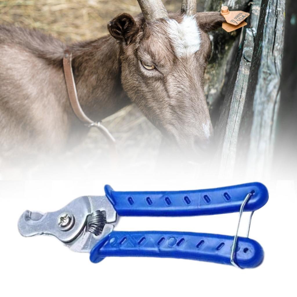 Livestock Ear Tag - เครื่องมือถอดป้ายหูสัตว์สำหรับฟาร์มปศุสัตว์ คีมสแตนเลสแข็งแรงทนทานพร้อมสปริงสำหรับป้ายหูสัตว์