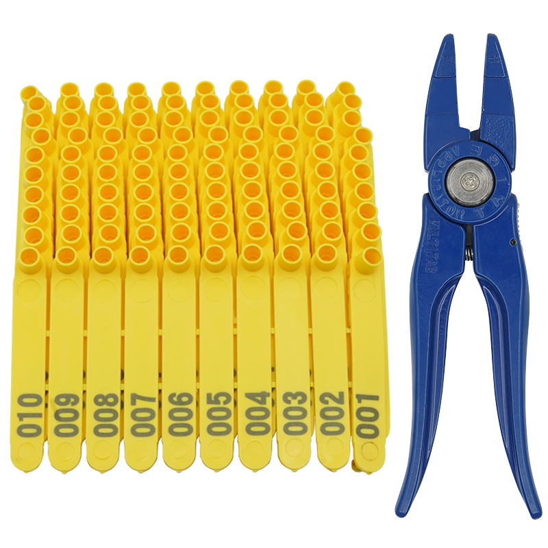 Livestock Ear Tag - คีมติดป้ายหูสัตว์ปศุสัตว์ / ป้ายหูแกะ พร้อมตัวเลข/ไม่มีตัวเลข วัสดุไนลอน ป้ายหูแกะแบบเลเซอร์