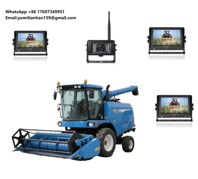 Farming Agriculture Equipment - ระบบกล้องสังเกตการณ์ไร้สายที่เชื่อถือได้สำหรับอุปกรณ์การเกษตร ระบบช่วยถอยหลังสำหรับรถยนต์ในฟาร์มขนาดใหญ่
