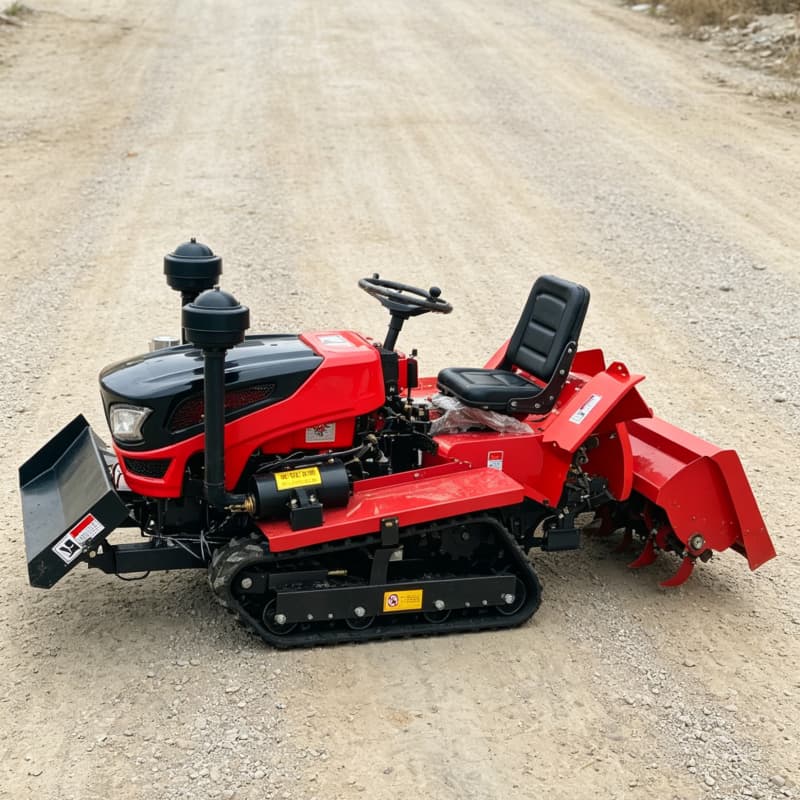 Farming Agriculture Equipment - อุปกรณ์การเกษตรแบบโรตารี่ที่ปรับแต่งได้ตามความต้องการ อันดับ 1 ของอุตสาหกรรม, รถแทรกเตอร์ไถพรวนแบบตีนตะขาบที่เสริมความแข็งแรงและขายดีที่สุด