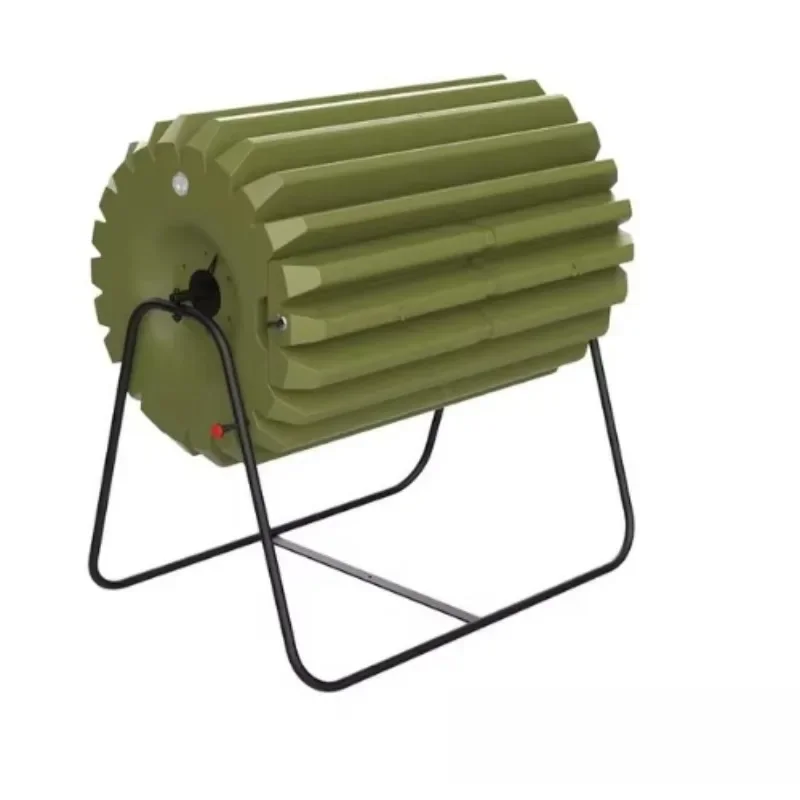 Compost Turner Machine - เครื่องหมักปุ๋ยแบบหมุน 200 ลิตร แบบมืออาชีพ สำหรับรีไซเคิลพลาสติกอย่างรวดเร็ว ทนทานต่อสภาพคล่องในโกดัง