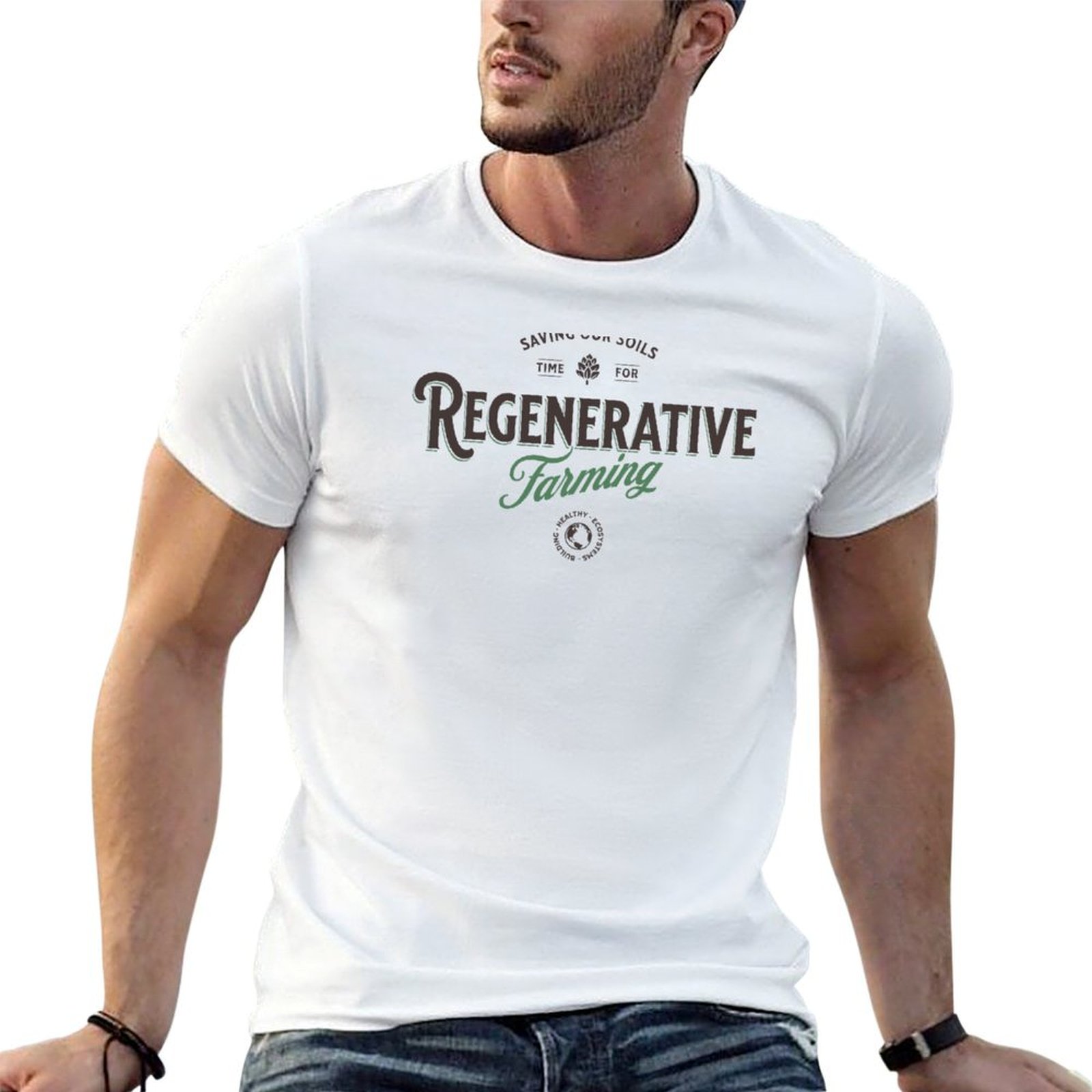 เสื้อยืดเกษตรกรรมแบบฟื้นฟูธรรม - Regenerative Farming Agriculture บทวิจารณ์และราคา