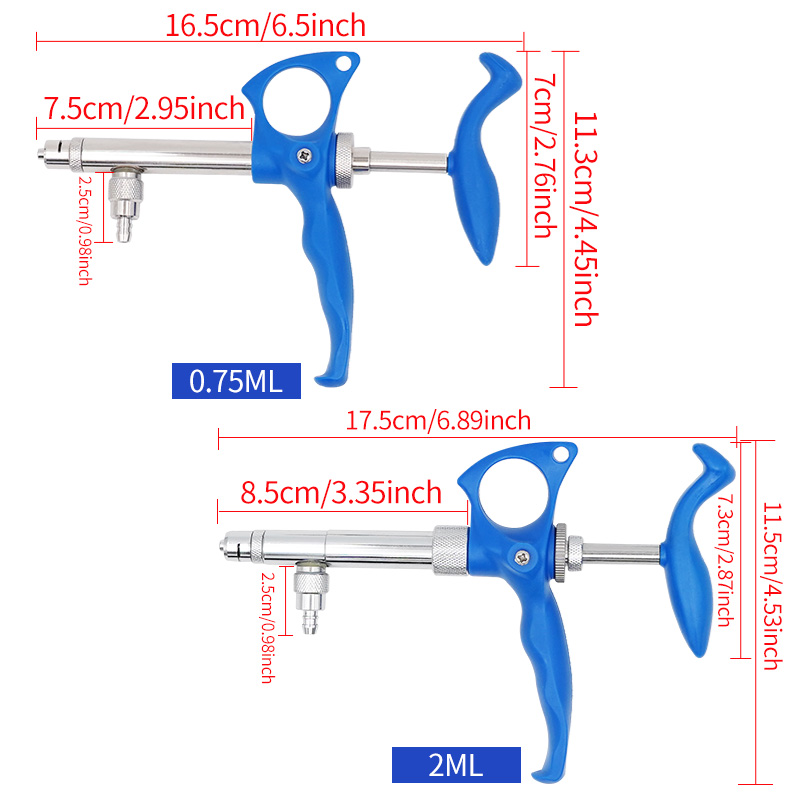 0.75Ml/2Ml Veterinary ต่อเนื่อ - Veterinary Syringe Gun บทวิจารณ์และราคา