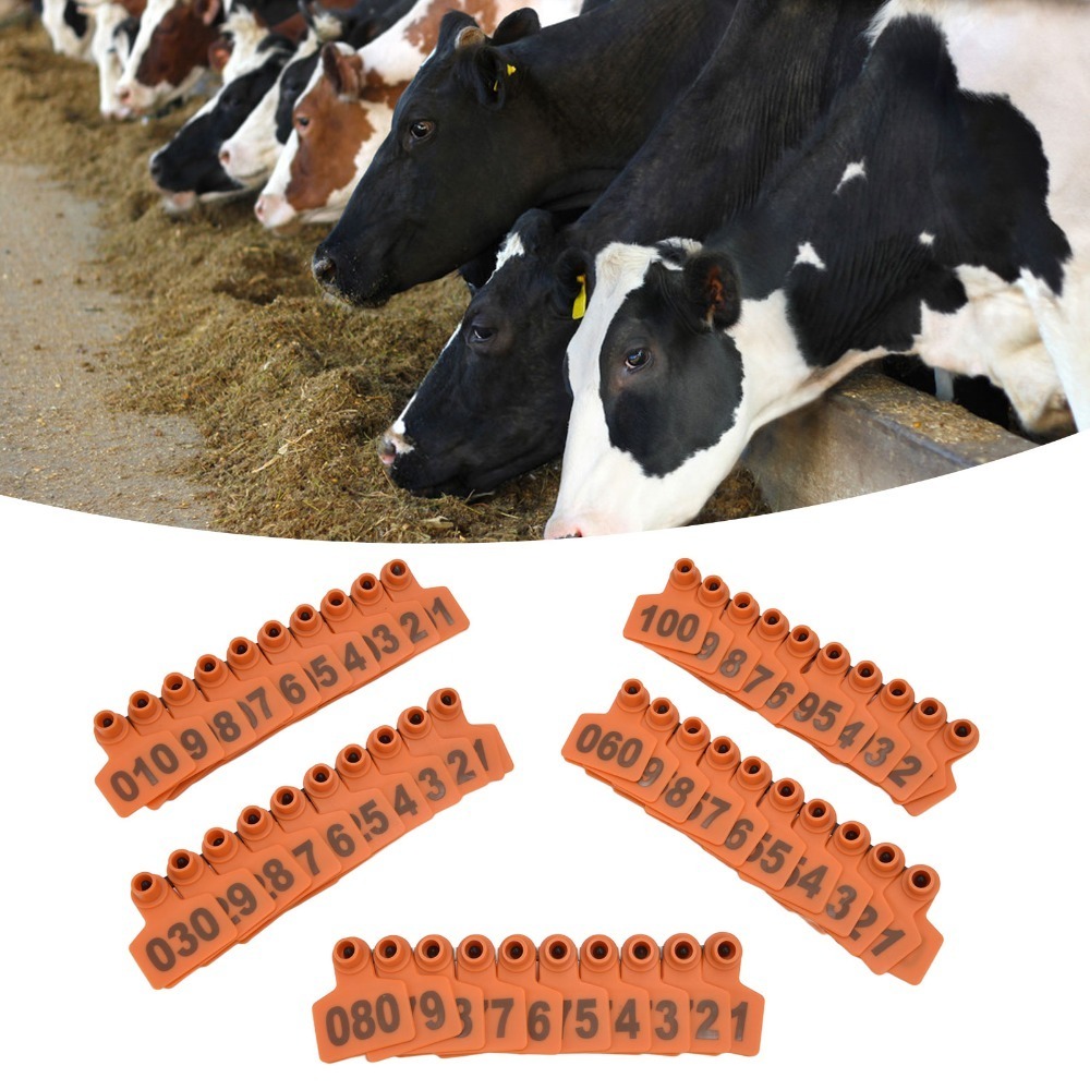 ป้ายหูสัตว์ TPU 100 ชิ้น ทนทาน - Livestock Ear Tag บทวิจารณ์และราคา