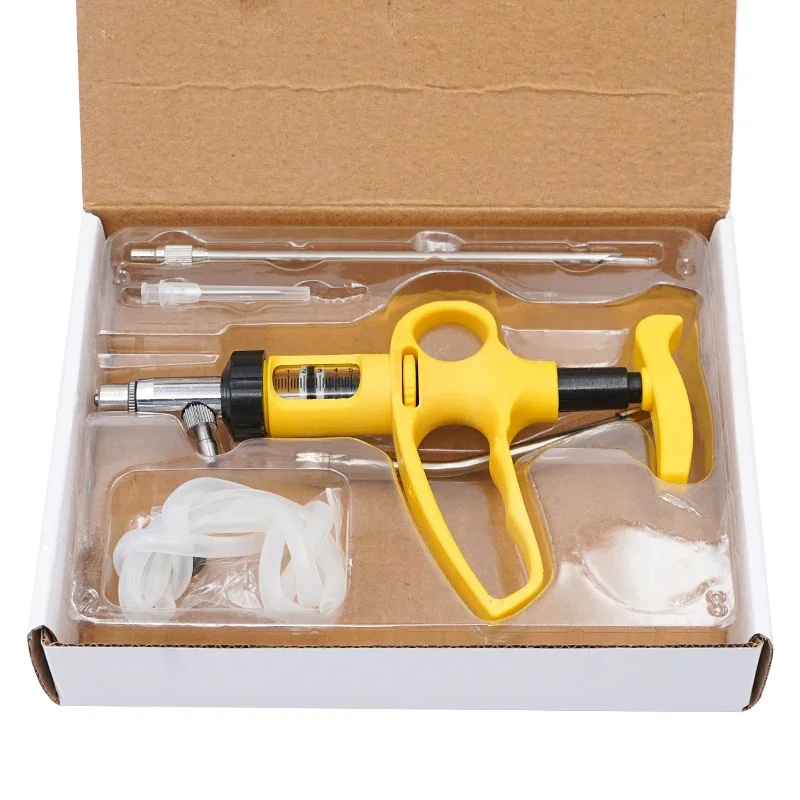 1 Pc ปศุสัตว์ต่อเนื่องเข็มฉีดย - Veterinary Syringe Gun บทวิจารณ์และราคา
