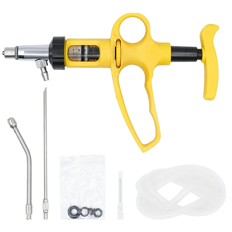 1 Pc ปศุสัตว์ต่อเนื่องเข็มฉีดย - Veterinary Syringe Gun บทวิจารณ์และราคา