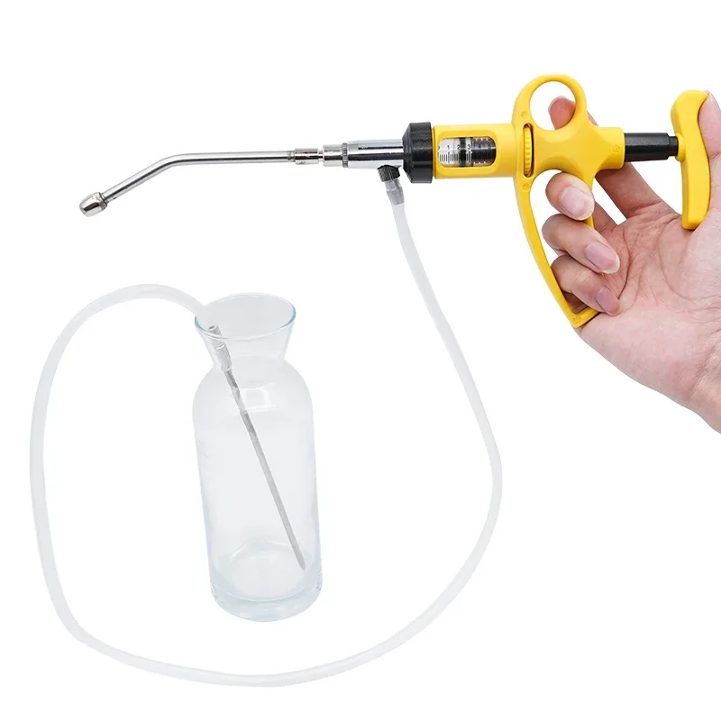 1 Pc ปศุสัตว์ต่อเนื่องเข็มฉีดย - Veterinary Syringe Gun บทวิจารณ์และราคา