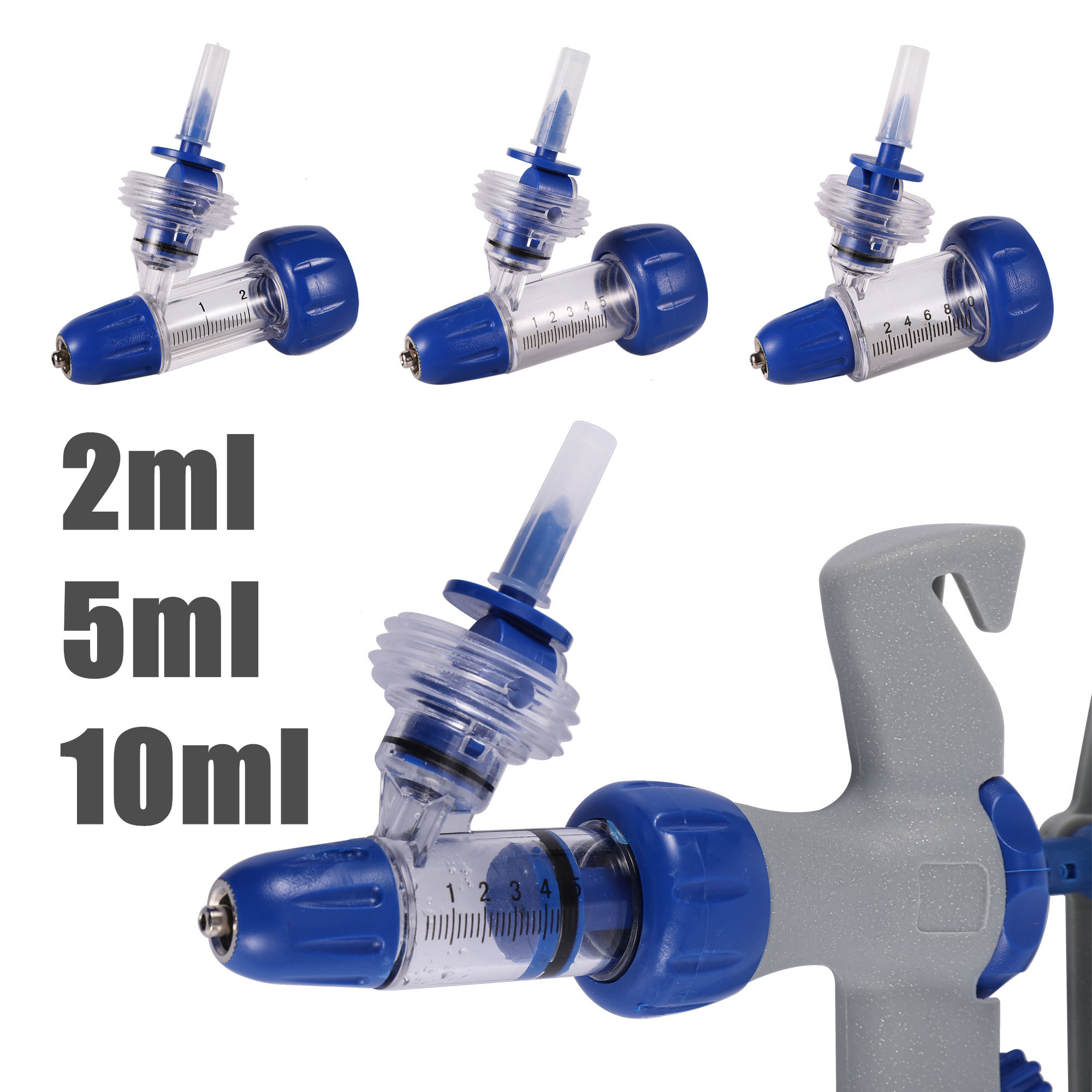 2/5/10ml อัตโนมัติต่อเนื่องเข็ - Veterinary Syringe Gun บทวิจารณ์และราคา