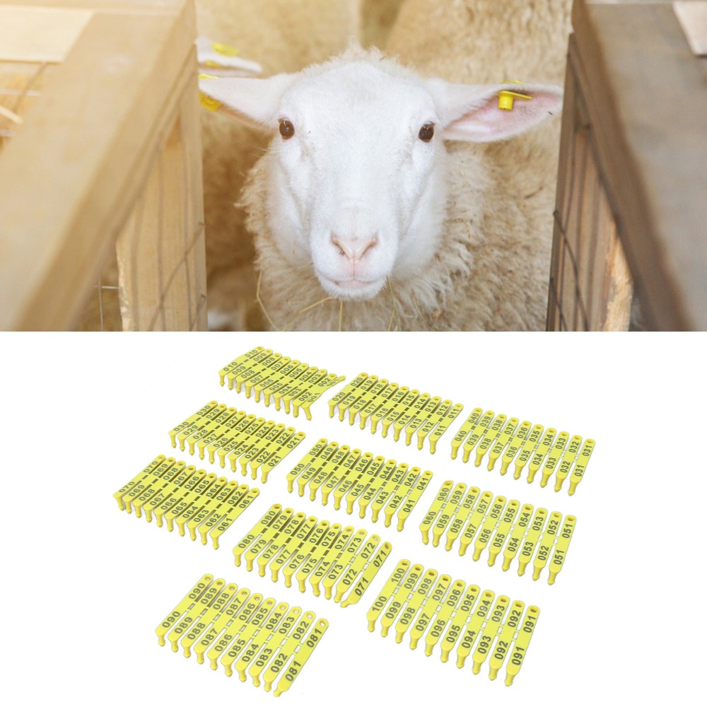 ป้ายหูสัตว์ 100 ชิ้น หมายเลข 0 - Livestock Ear Tag บทวิจารณ์และราคา