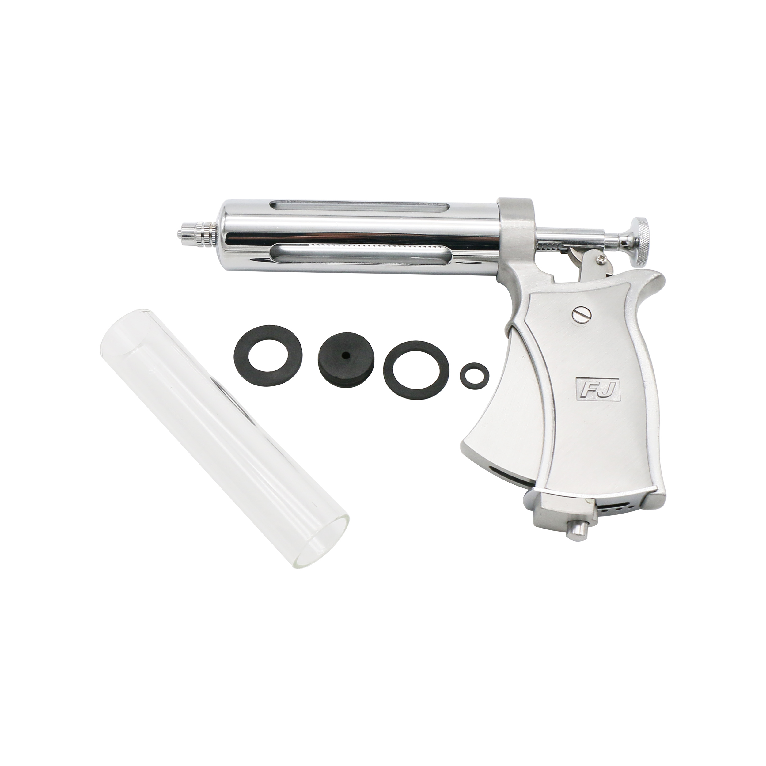 กระบอกฉีดยาปรับได้50มล. ปืนฉีด - Veterinary Syringe Gun บทวิจารณ์และราคา