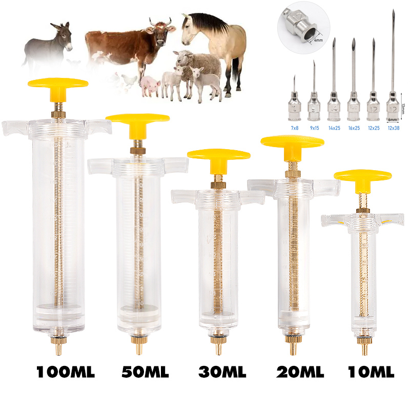 10/20/30/50/100ml ปรับปริมาณเข - Veterinary Syringe Gun บทวิจารณ์และราคา