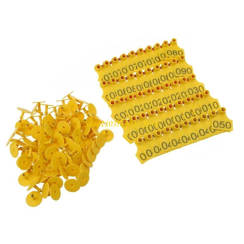 C4DF 001-100 หมายเลขพลาสติกแท็ - Livestock Ear Tag บทวิจารณ์และราคา