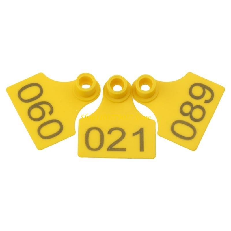 C4DF 001-100 หมายเลขพลาสติกแท็ - Livestock Ear Tag บทวิจารณ์และราคา