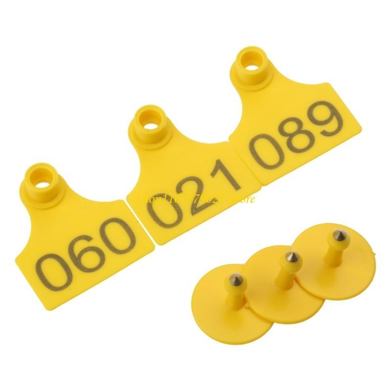C4DF 001-100 หมายเลขพลาสติกแท็ - Livestock Ear Tag บทวิจารณ์และราคา