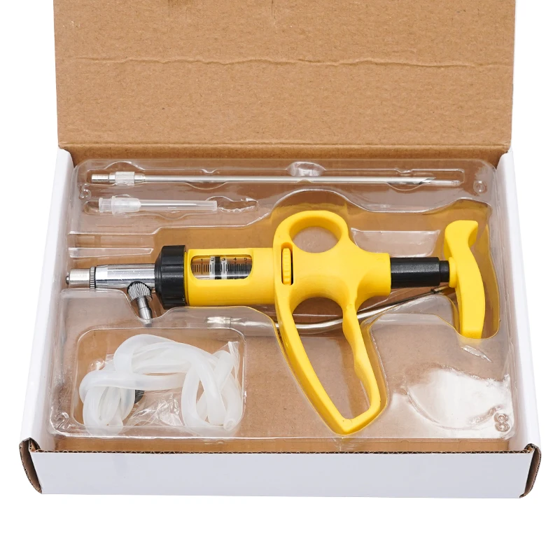 ชุดอุปกรณ์ฉีดยาแบบต่อเนื่องปรั - Veterinary Syringe Gun บทวิจารณ์และราคา