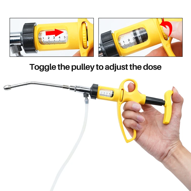 ชุดอุปกรณ์ฉีดยาแบบต่อเนื่องปรั - Veterinary Syringe Gun บทวิจารณ์และราคา