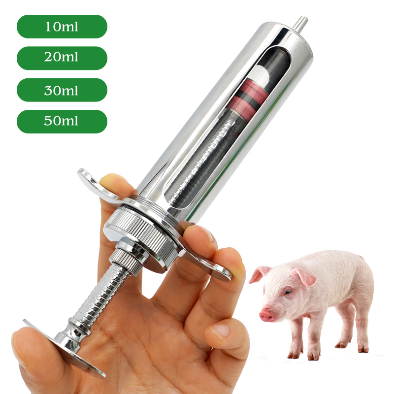 เข็มฉีดยาโลหะสเตนเลสสำหรับสัตว - Veterinary Syringe Gun บทวิจารณ์และราคา