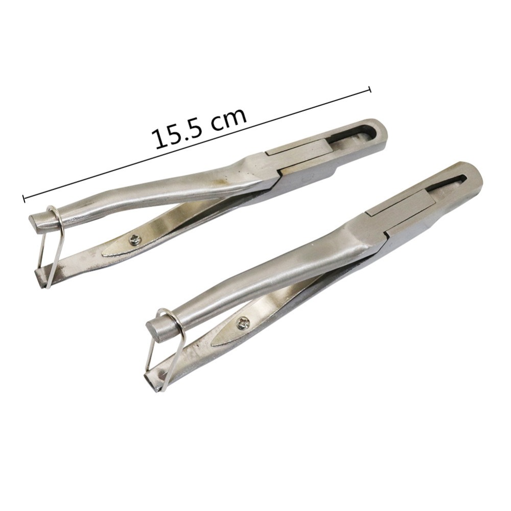 คีมเจาะหูสัตว์สแตนเลส รูปตัว U - Livestock Ear Tag บทวิจารณ์และราคา